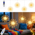String Lights, Cherry Blossom Branch Chandelier with USB Power, Eight Modes and Four LED-and-Length Options