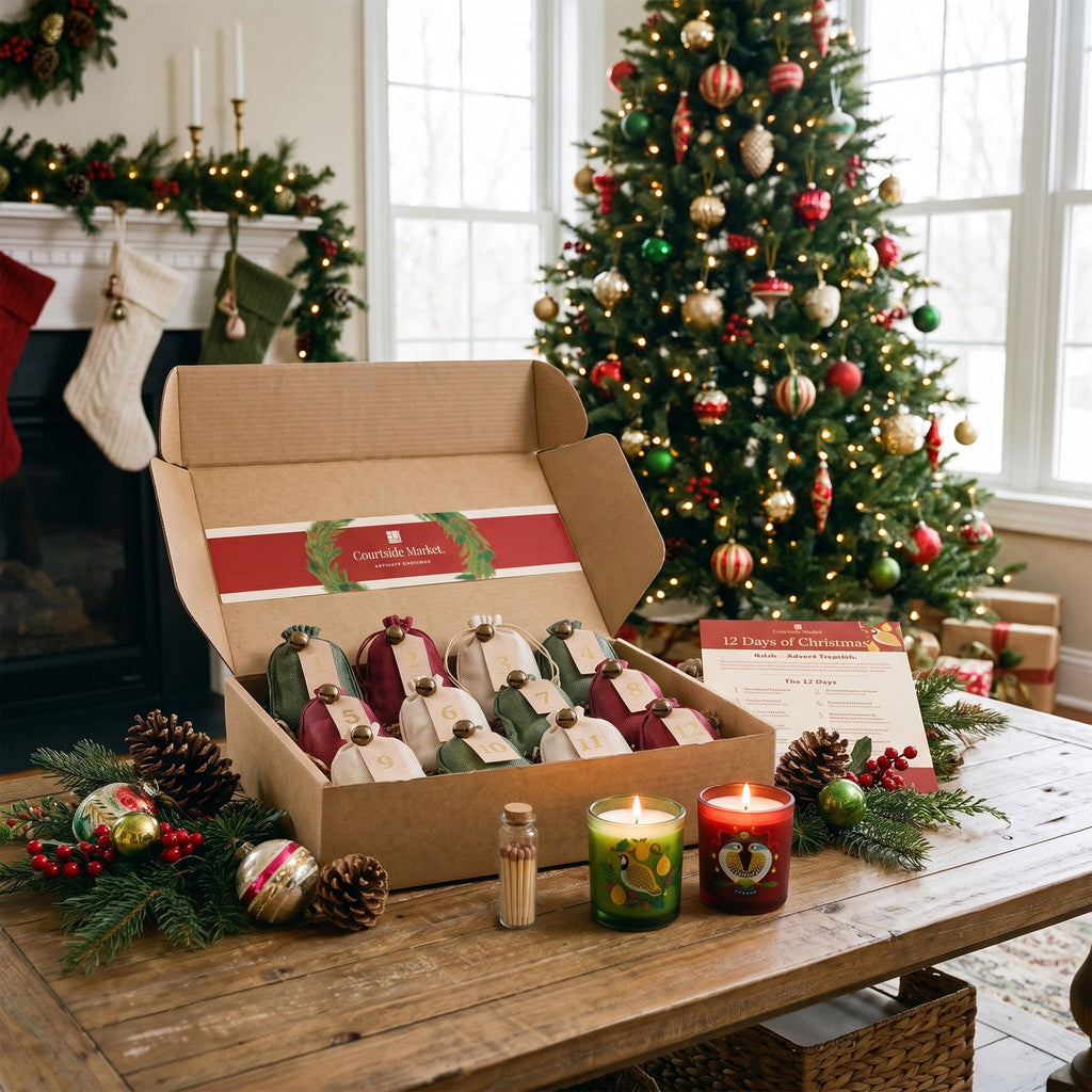 12 Days of Christmas - Candle Advent Calendar Gift Set