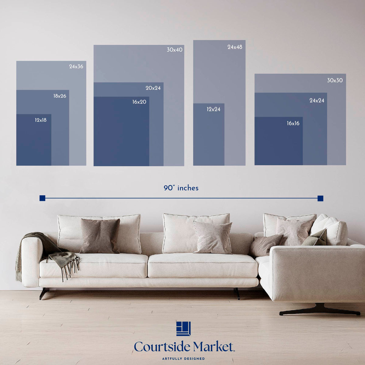 Snow Church Gallery-Wrapped Canvas Wall Art