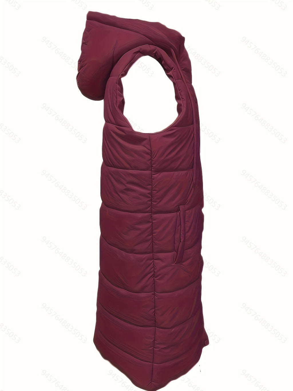 Flora | Longline Hooded Padded Gilet