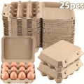 Egg Cartons 12 Egg Holder Reusable Pulp Egg Storage Container Box for Kitchen Chicken Coop for Home Cooking, Dining and Outdoor Meals