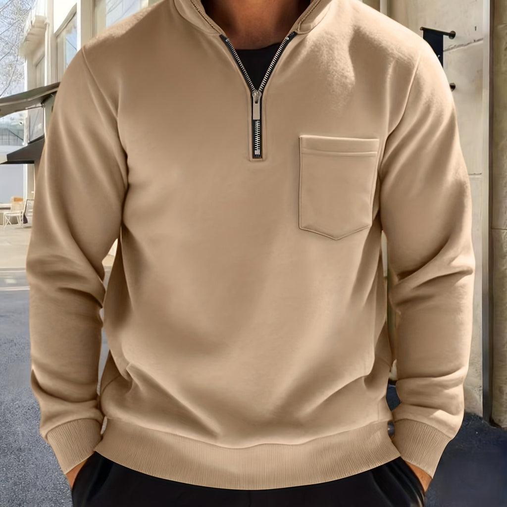 Oscar | Eleganter Half-Zip-Pullover