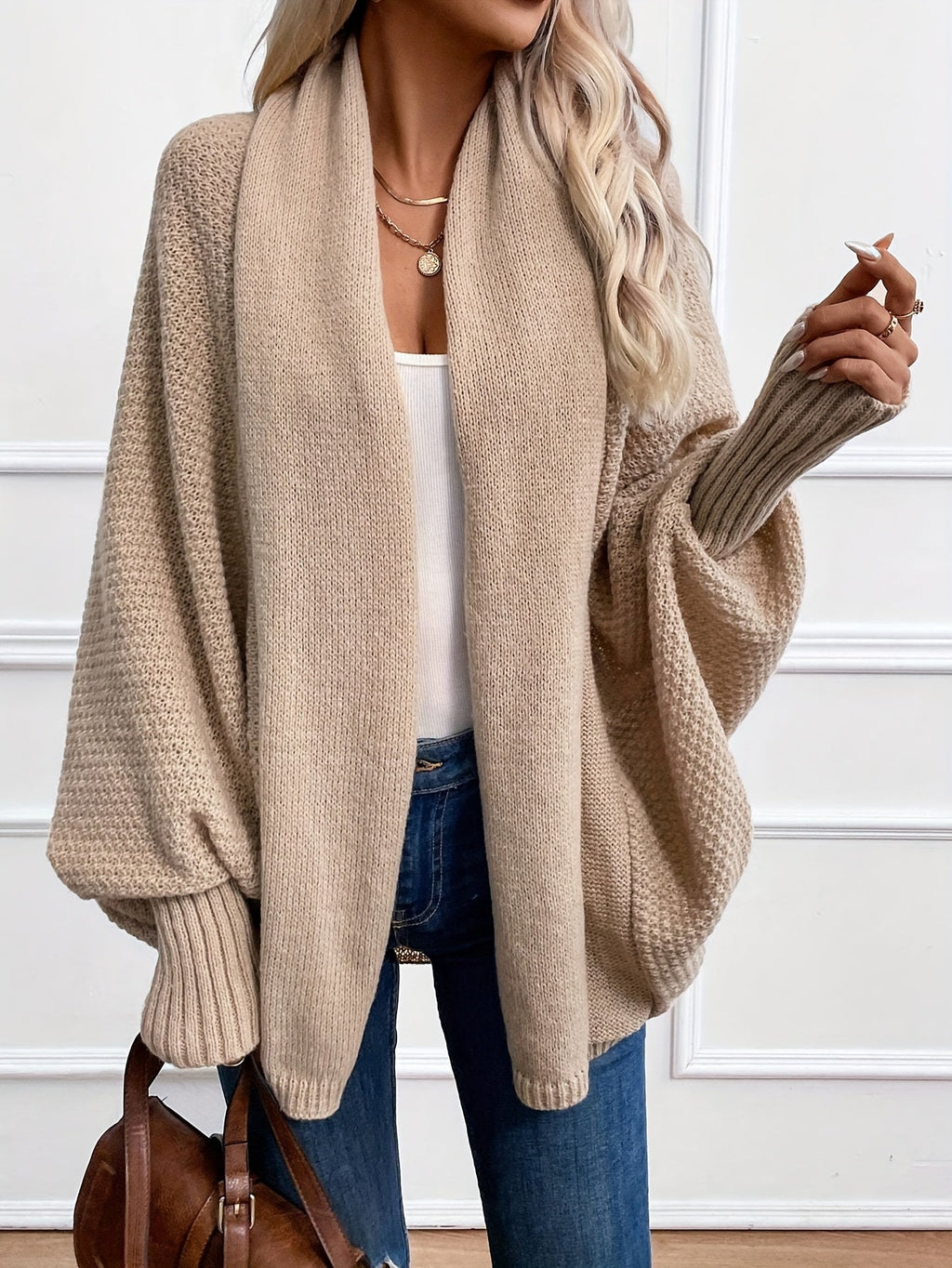 Odessa | Cardigan mit drapiertem Schalkragen