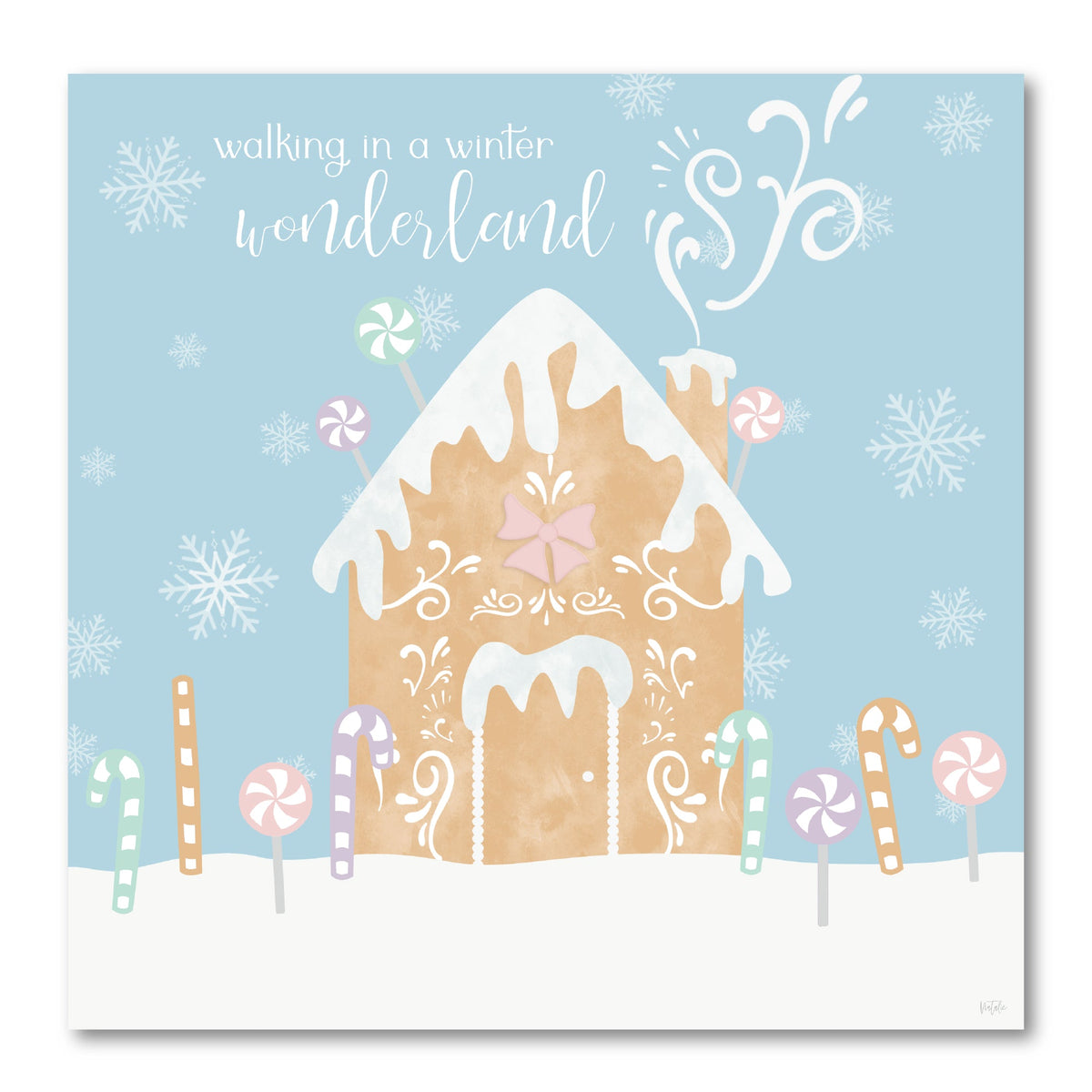 Gingerbread House I Gallery-Wrapped Canvas Wall Art