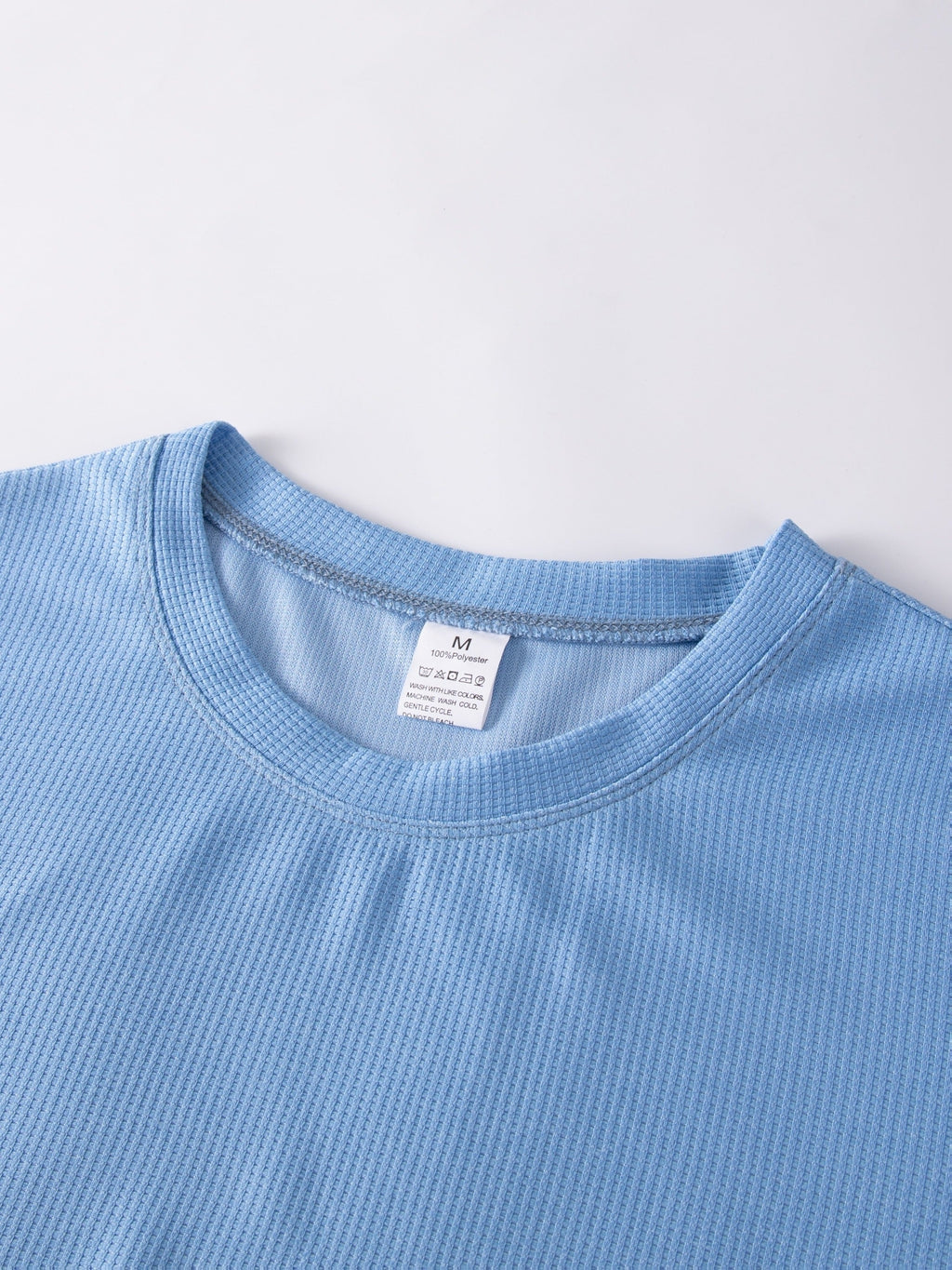 Frederick | Langarmshirt in strukturierter Waffelstrick-Optik