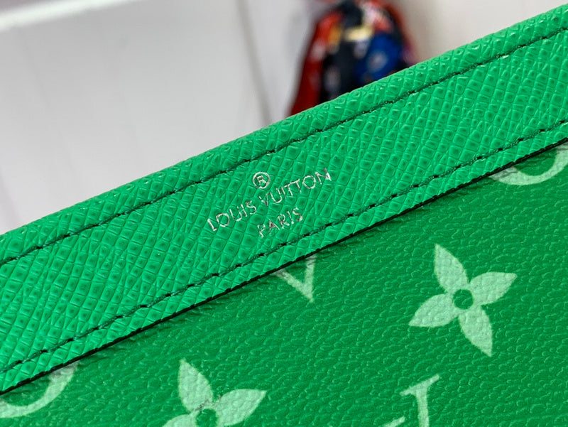 Louis Vuitton Soft Trunk Crossbody Bag – Green Monogram Taigarama