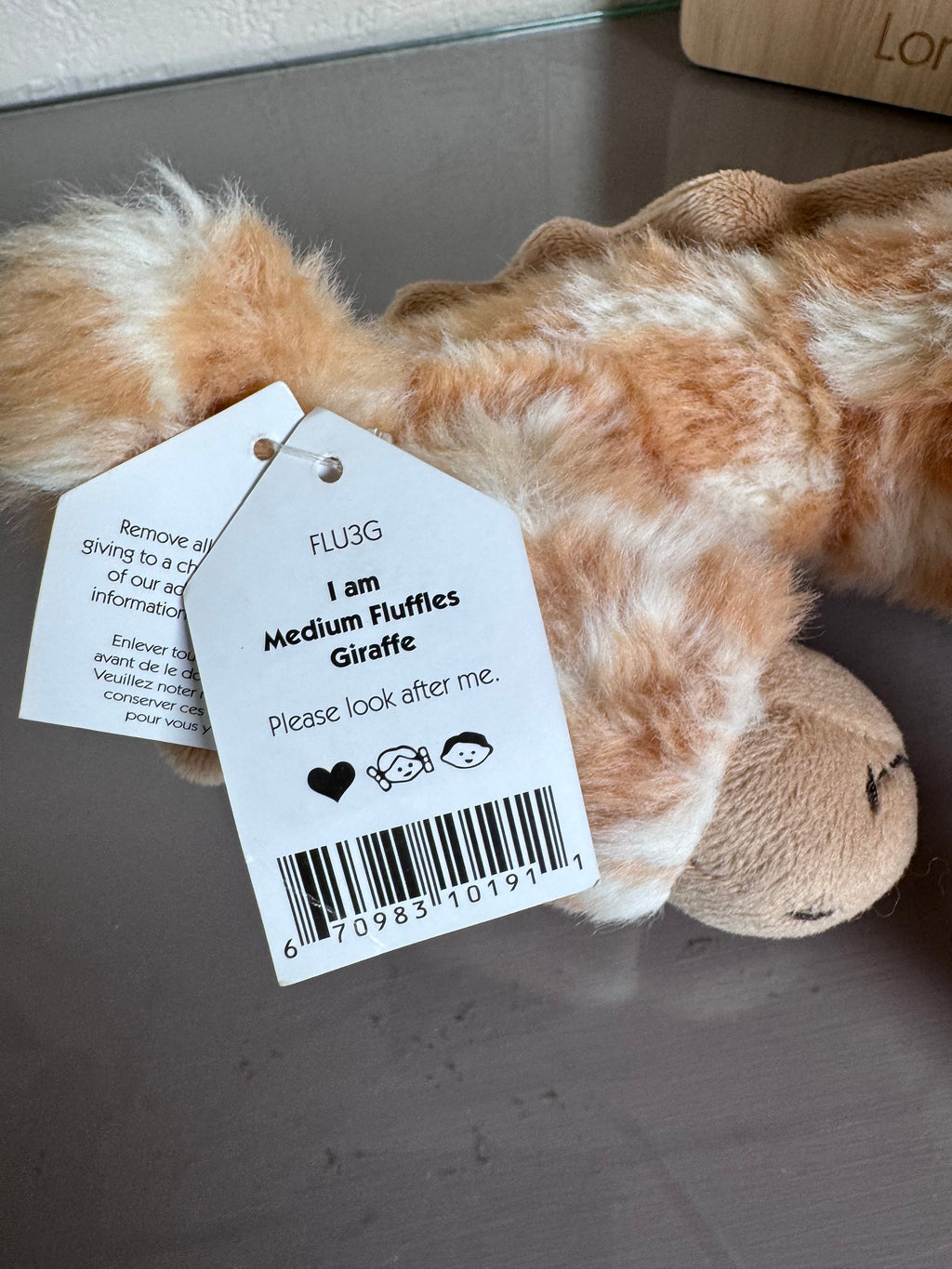 Jellycat Fluffles Giraffe