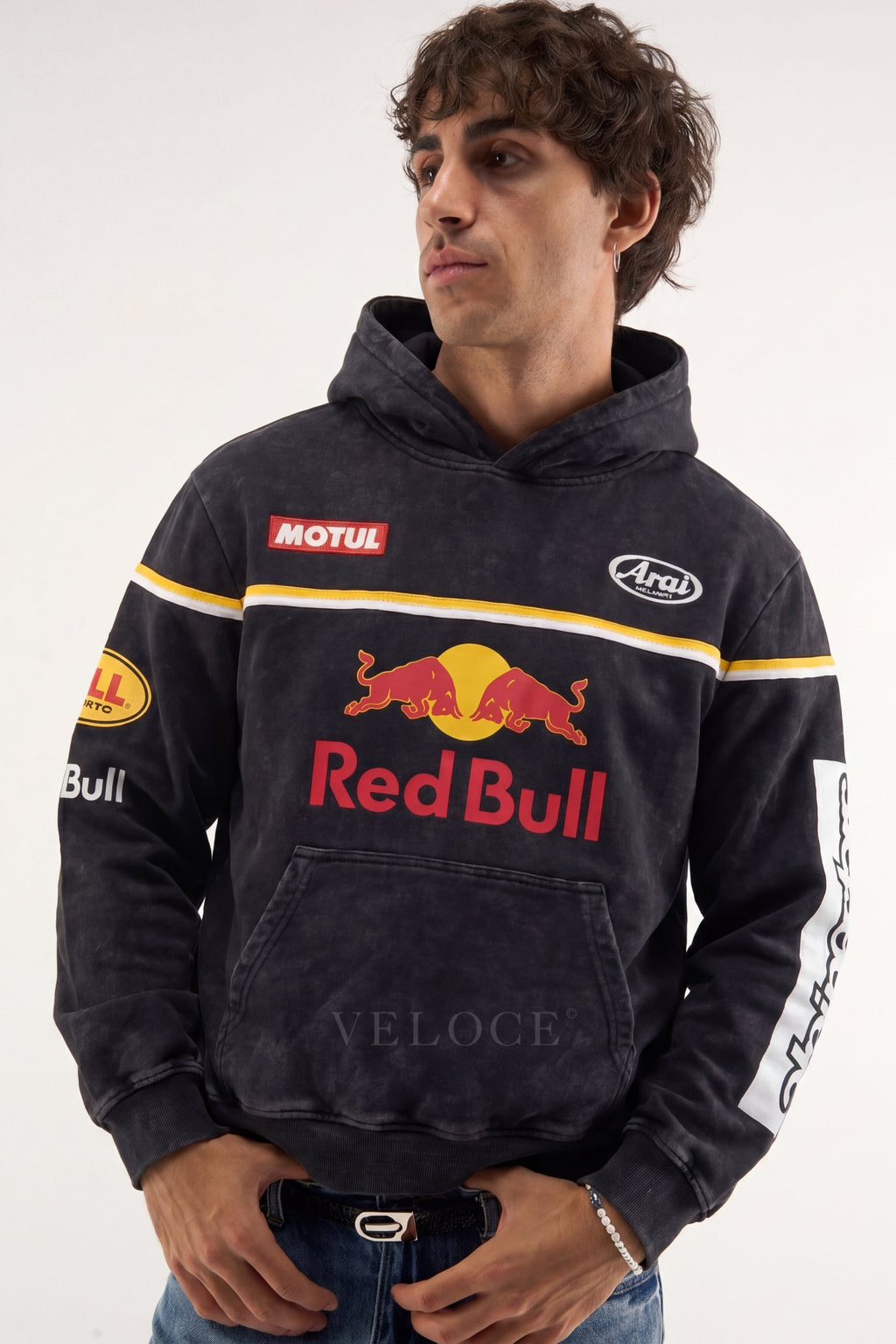 Red Bull Racing Hoodie - Carbon Wash