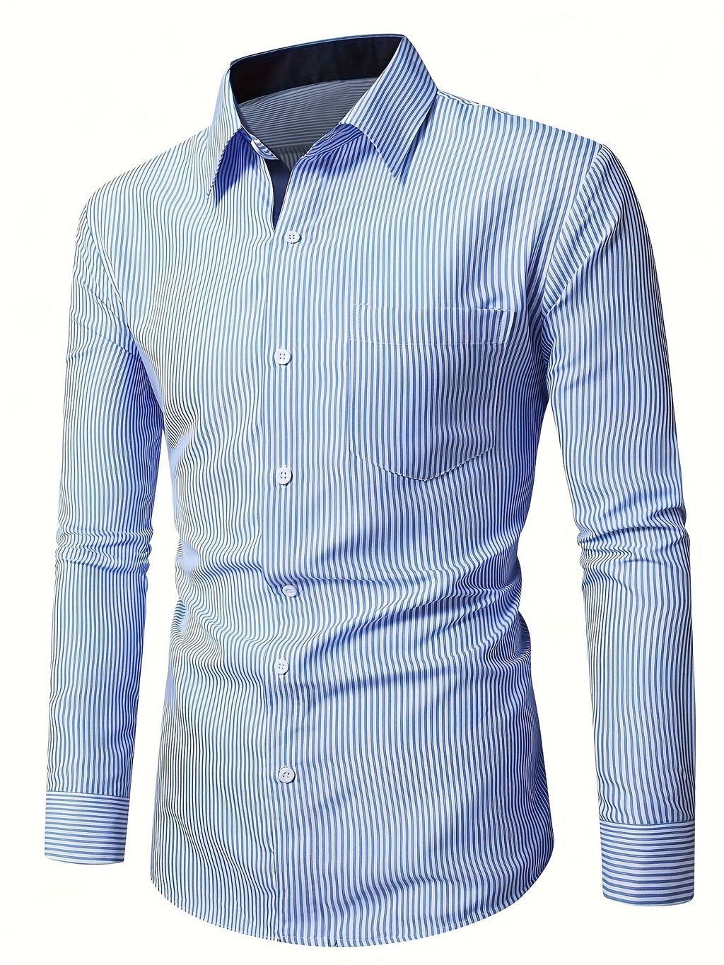 Sullivan | Refined Striped Long Sleeve Shirt