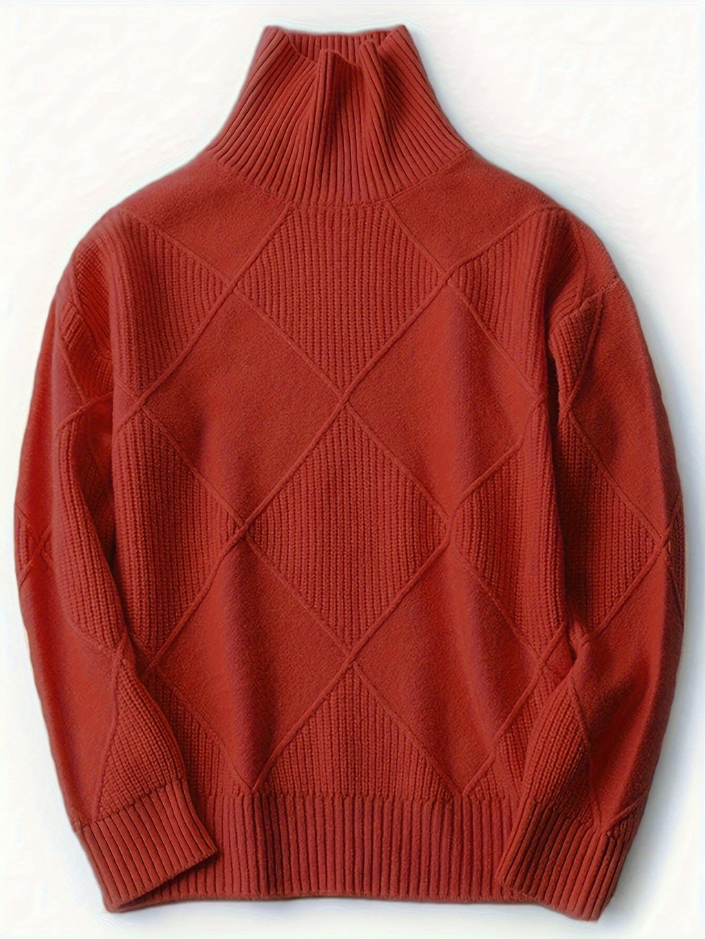 Freya | Strukturierter Rollkragenpullover