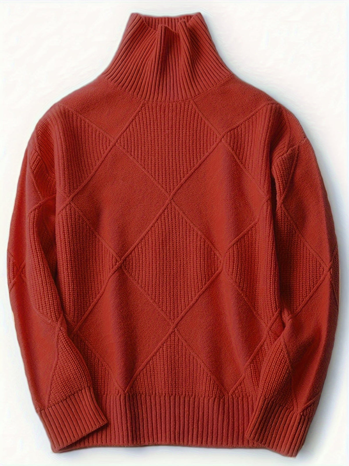 Freya | Strukturierter Rollkragenpullover