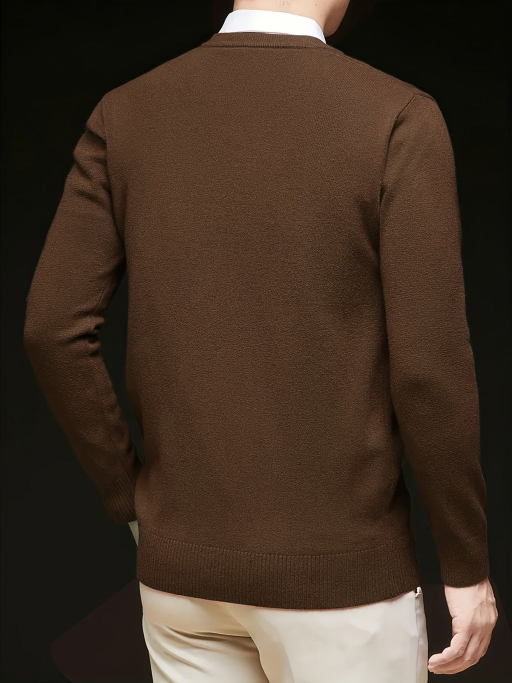 Nigel | Eleganter V-Ausschnitt-Pullover