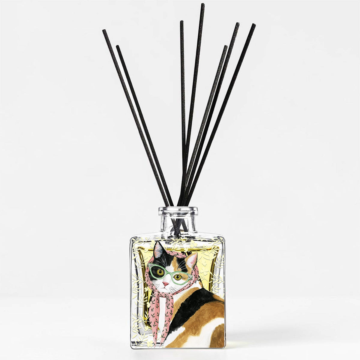 Miss Whiskers - Linen Breeze 5oz Oil Reed Diffuser Set