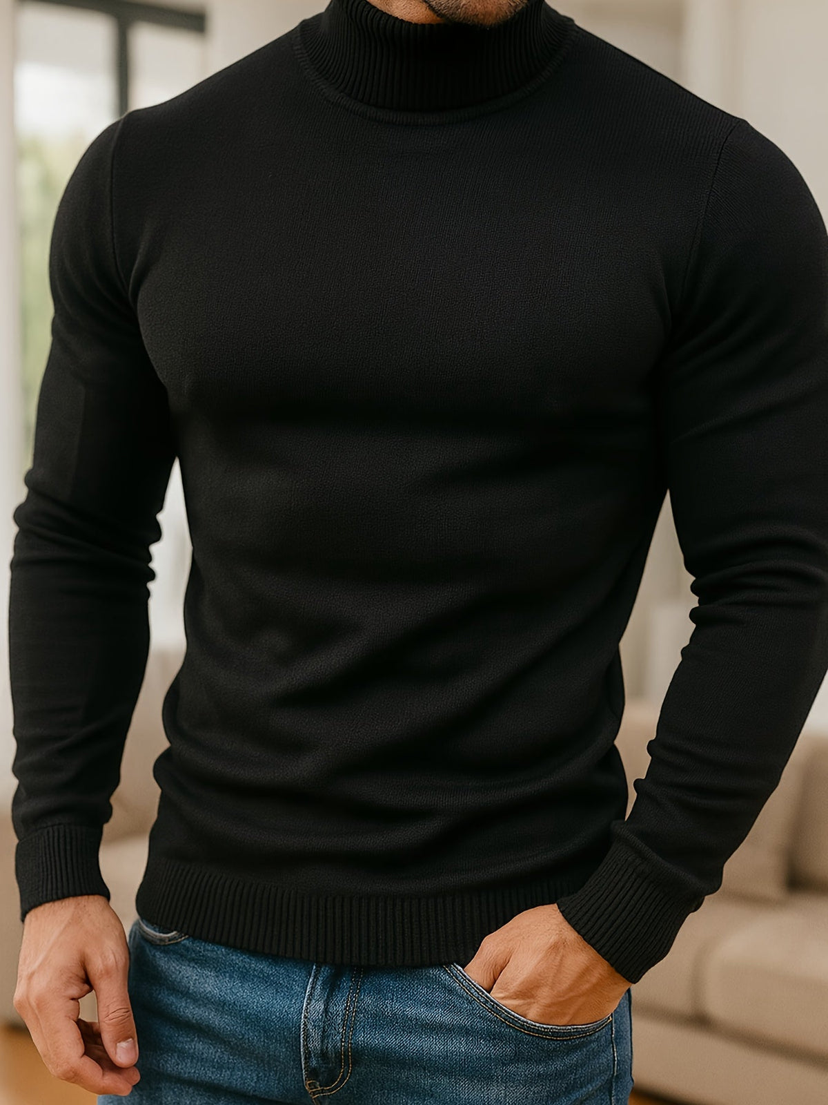 Gideon | Eleganter Rollkragenpullover