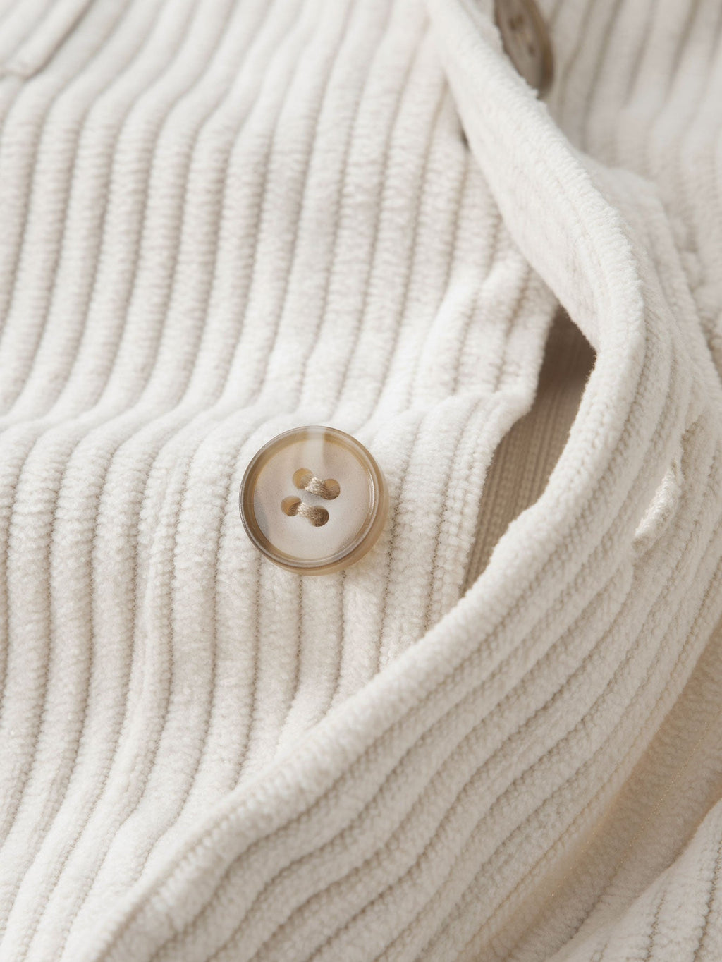 Corduroy Overshirt With Dual Chest Pockets