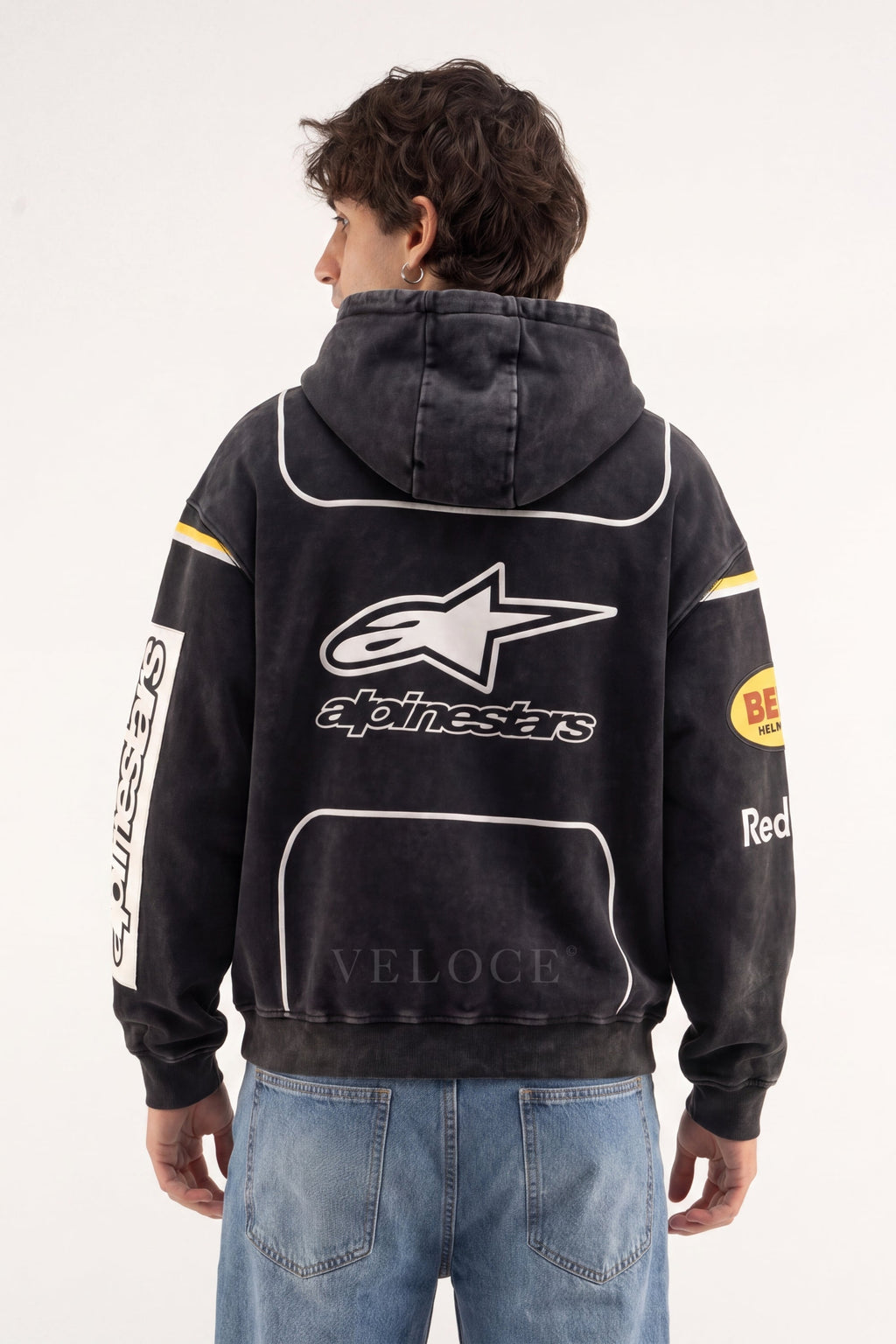 Red Bull Racing Hoodie - Carbon Wash