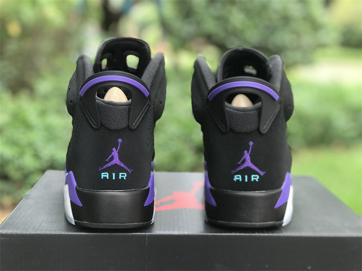 Air Jordan 6 Retro Aqua – Black / Aqua / Purple