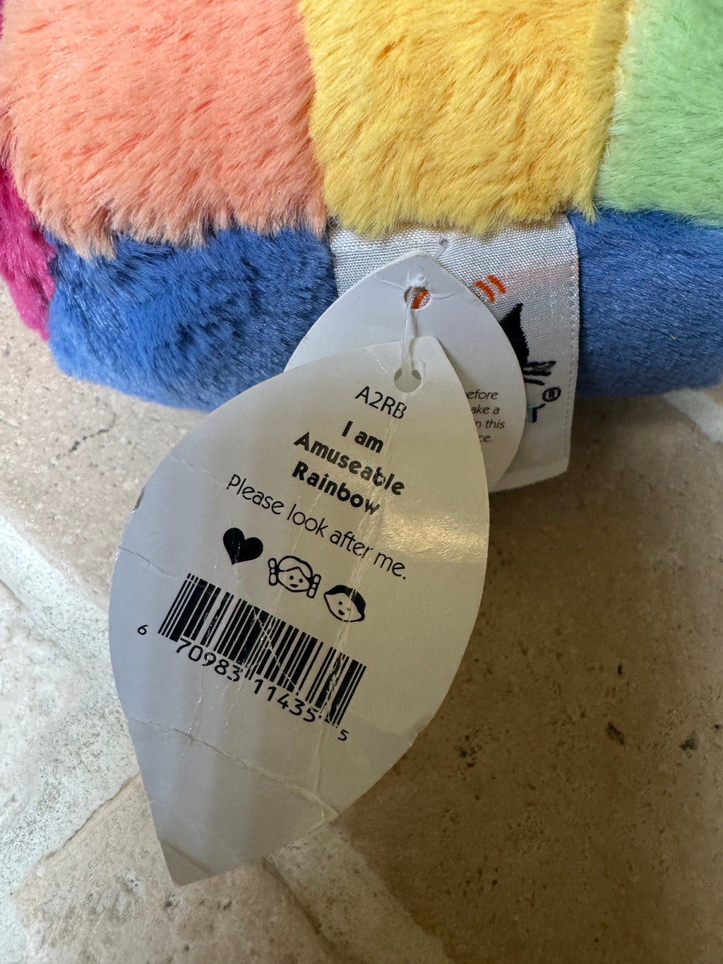 Jellycat Amuseable Rainbow- OG tags