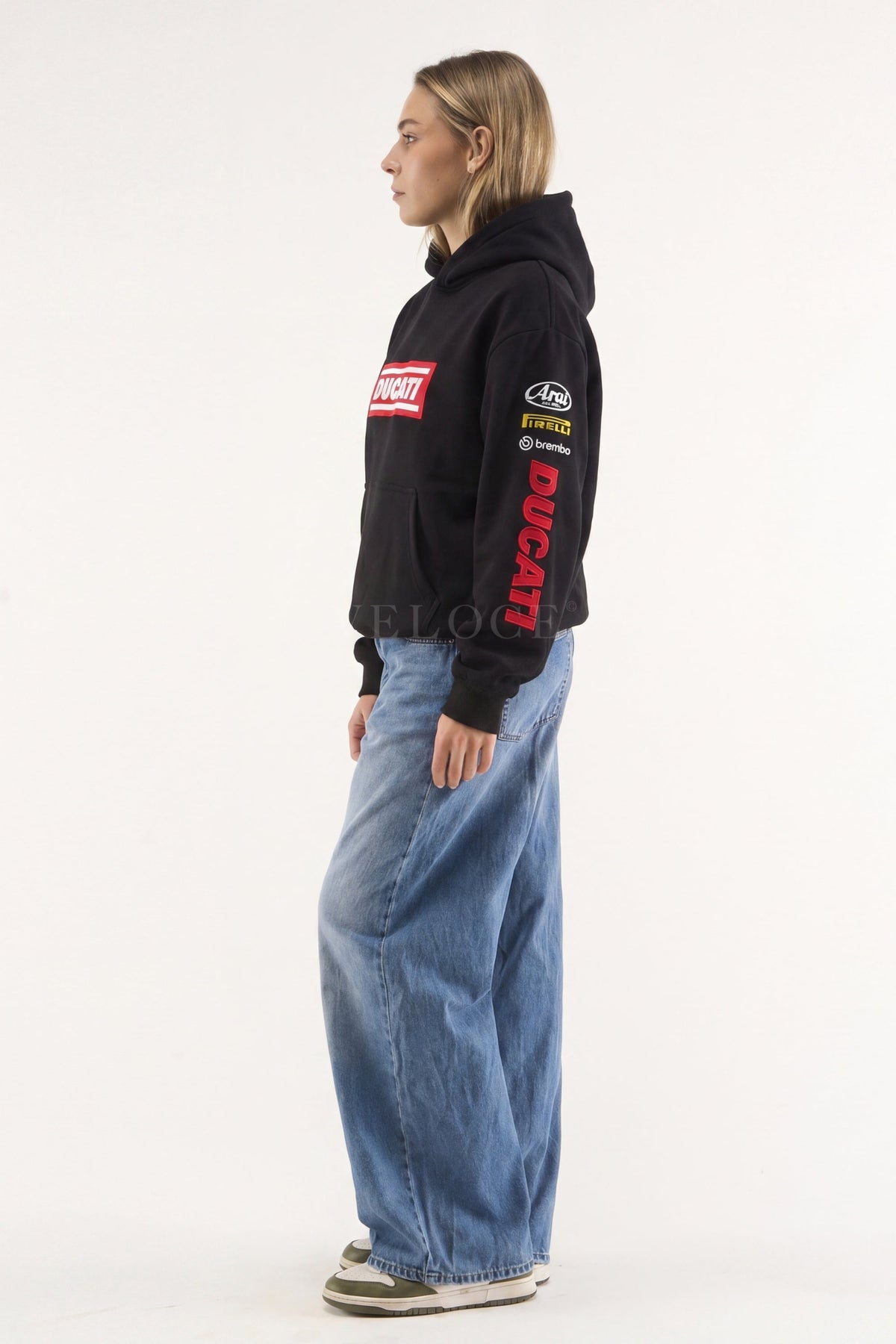 Ducati Racing Hoodie - Full Embroidered Edition