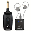 Wireless In-Ear Monitor System 2.4GHz IEM 270° Rotatable Transmitter Auto-Pairing for Bedside Audio, Alarms and Room Entertainment