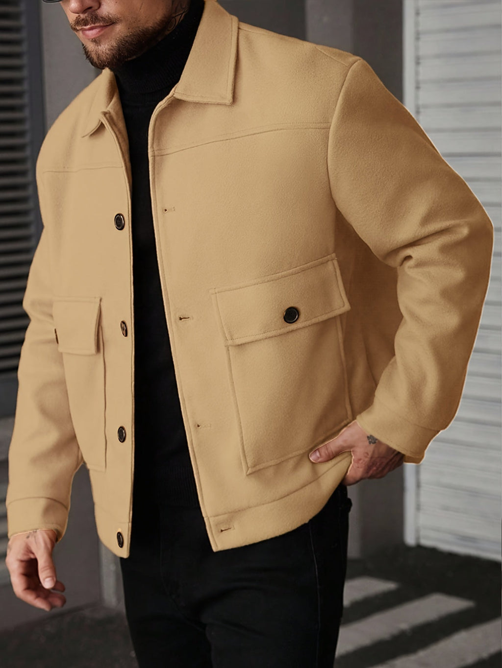 Ellery | Strukturiertes Overshirt-Jacke