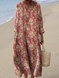 Beatrice | Vintage-Kleid mit Blumenmuster