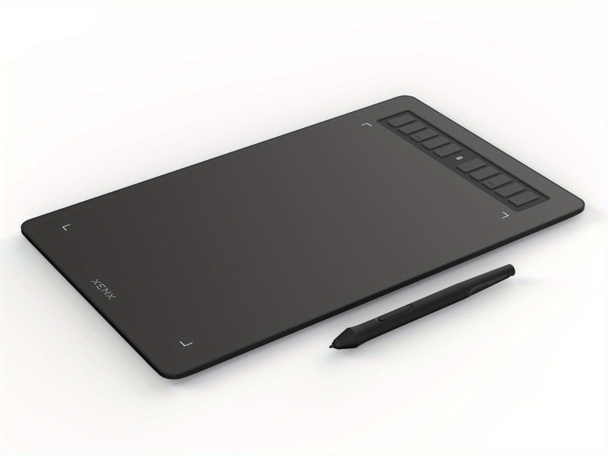 Graphics Drawing Tablet, XENX 10 x 6.22 Inch, 8192 Pressure Sensitivity Battery-Free Passive Stylus