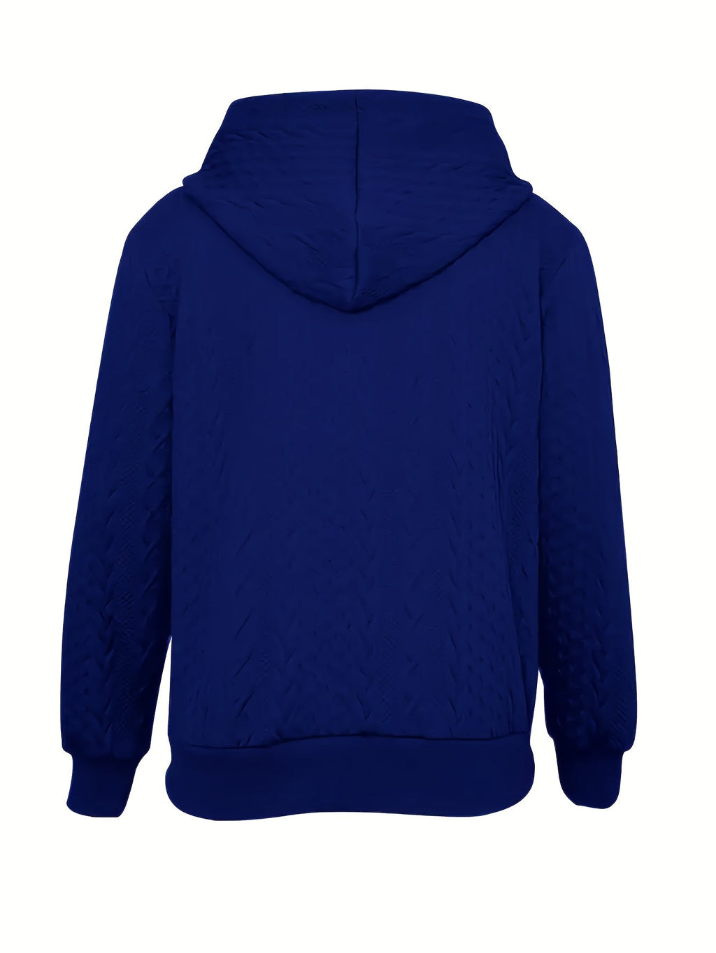 Pearl | Strukturierter Kapuzenpullover mit Reißverschluss