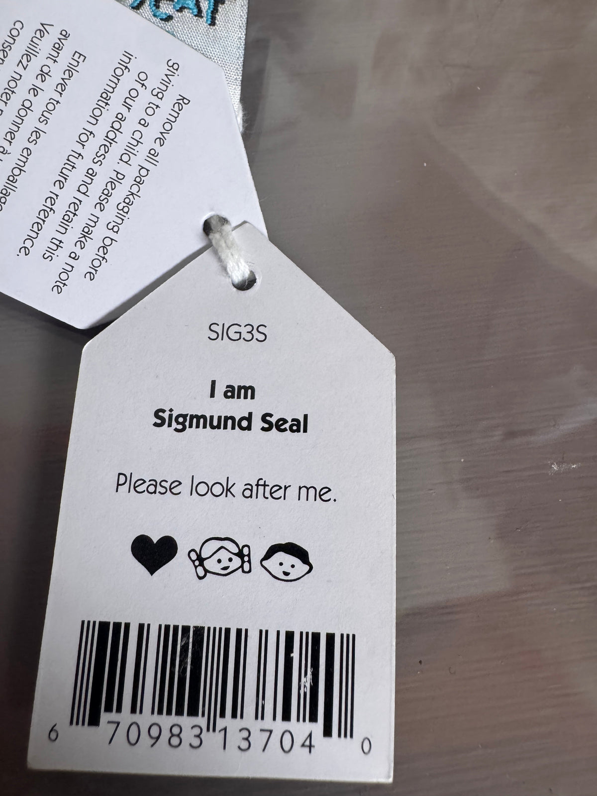 Jellycat Sigmund Seal
