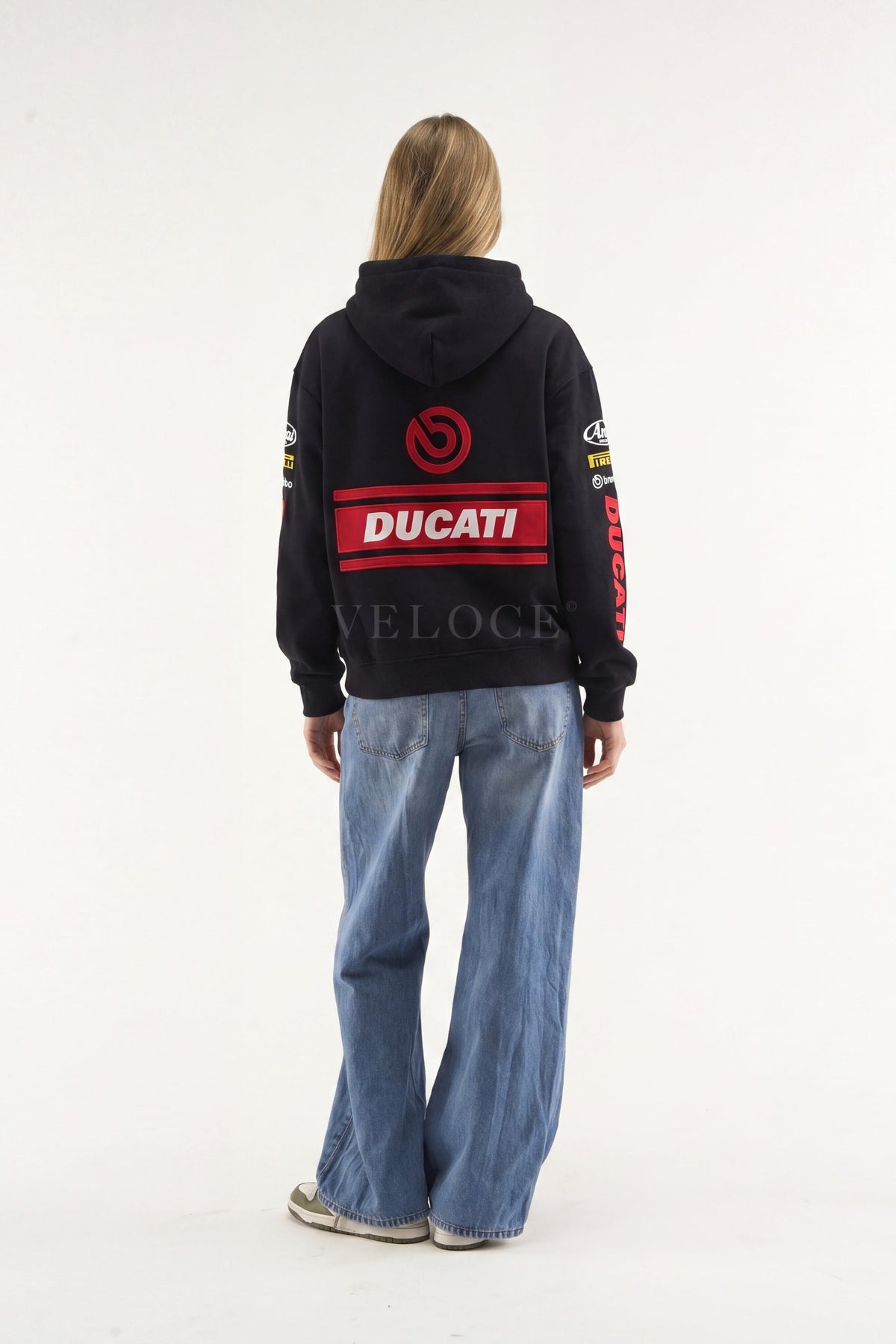 Ducati Racing Hoodie - Full Embroidered Edition