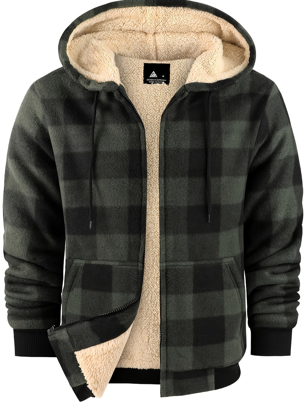 Colton | Gefütterte Hemdjacke mit Sherpa-Kapuze