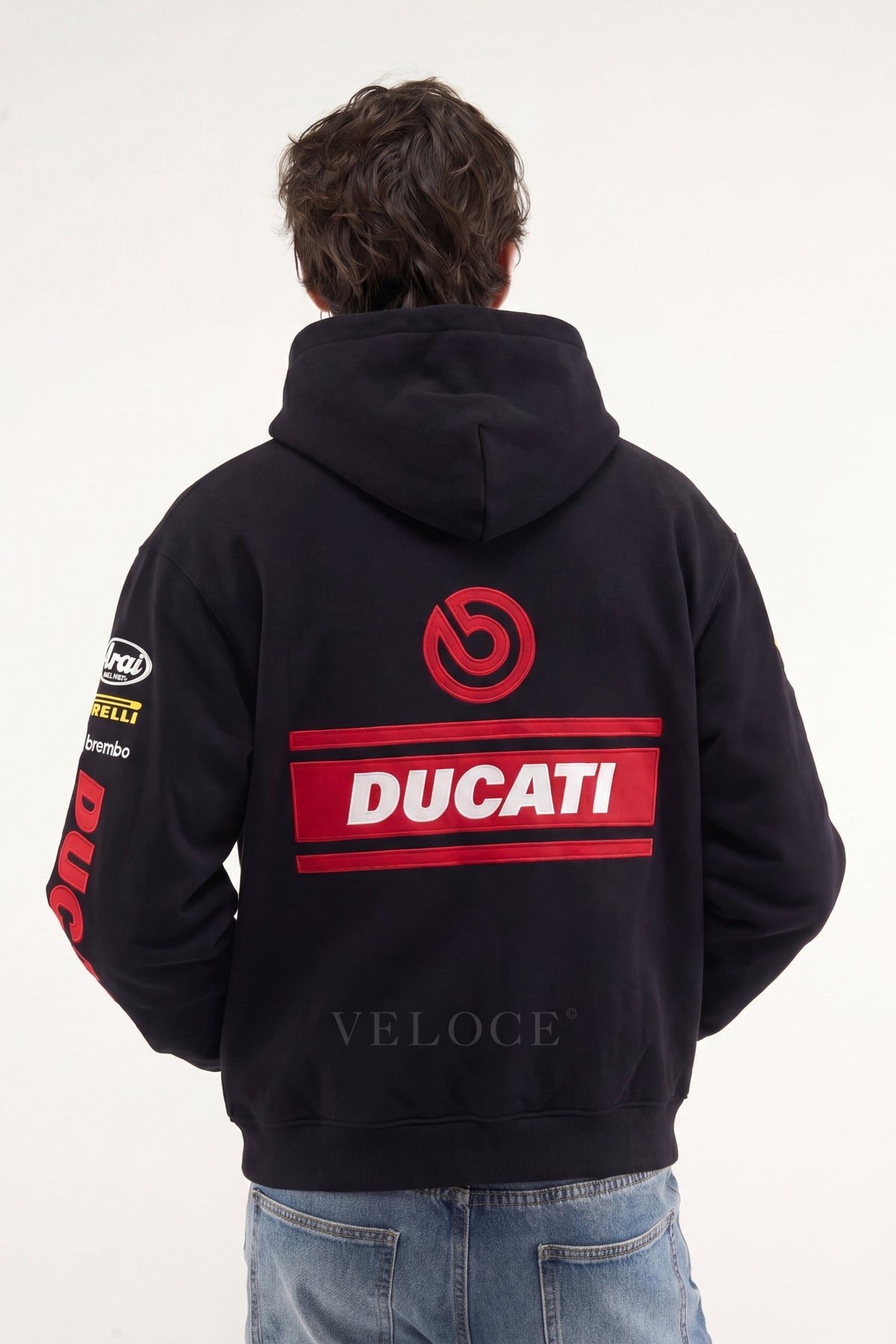 Ducati Racing Hoodie - Full Embroidered Edition