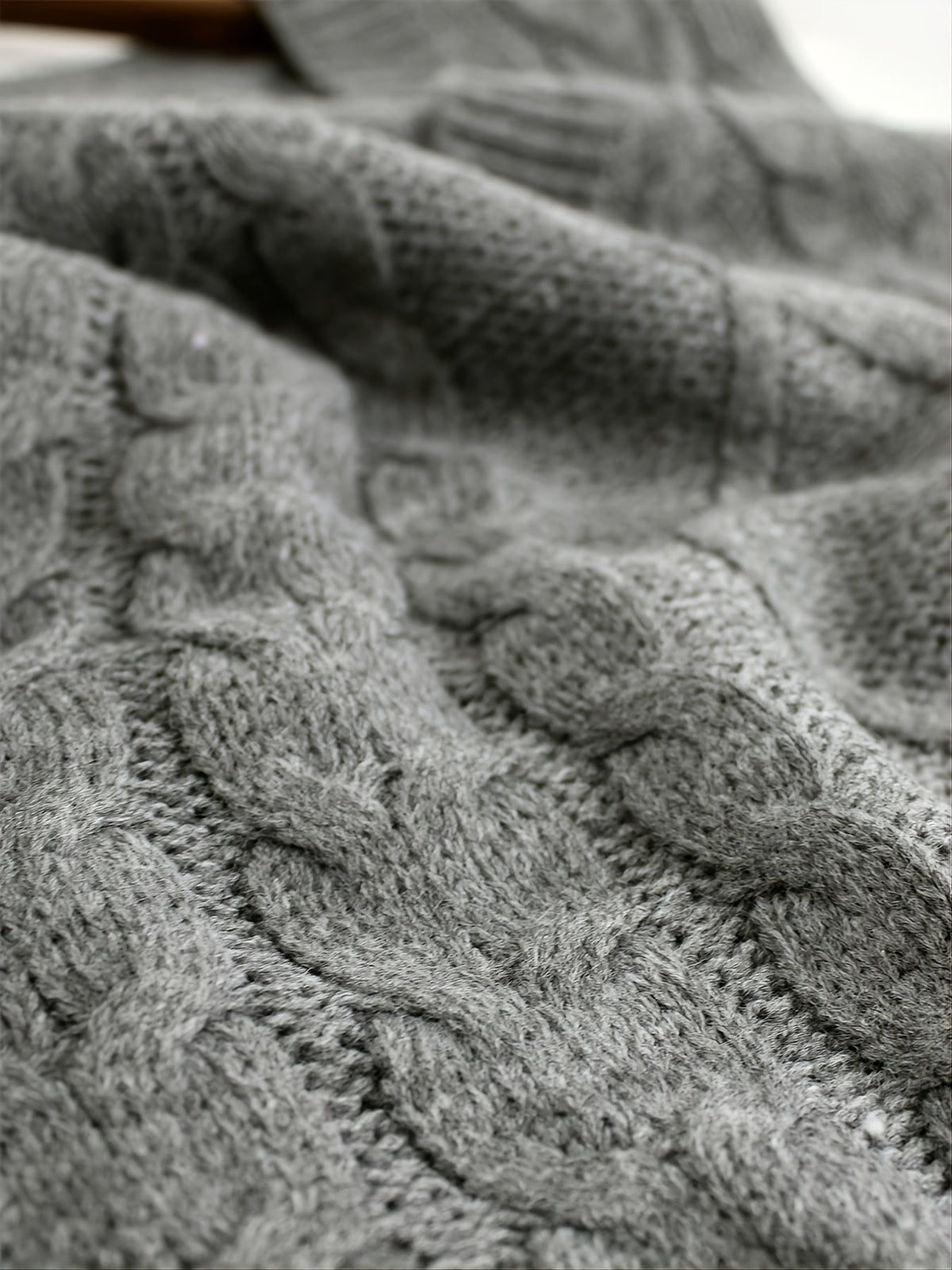 Colleen | Cable-Knit V-Neck Sweater Vest