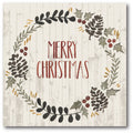Merry Christmas III Gallery-Wrapped Canvas Wall Art