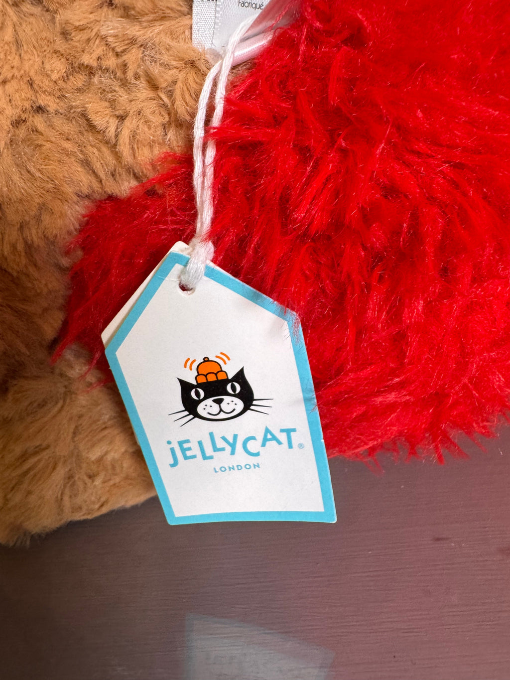 Jellycat Bartholomew Bear “Heartthrob”