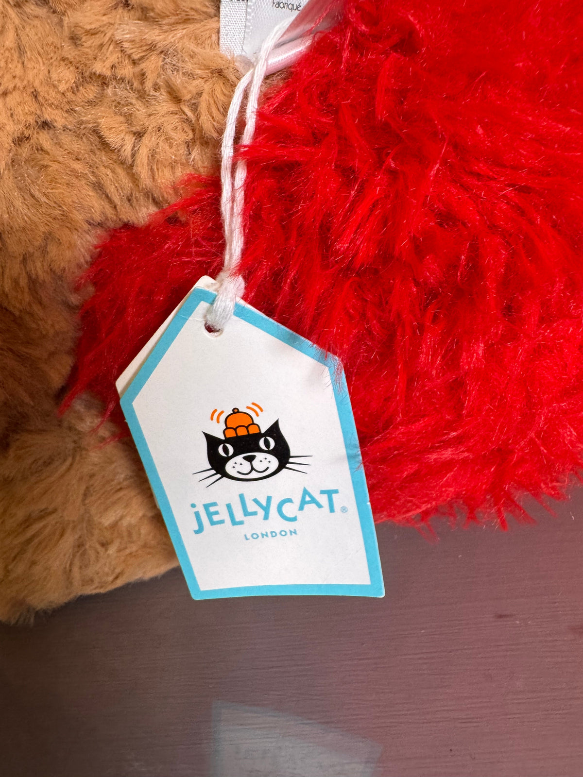 Jellycat Bartholomew Bear “Heartthrob”