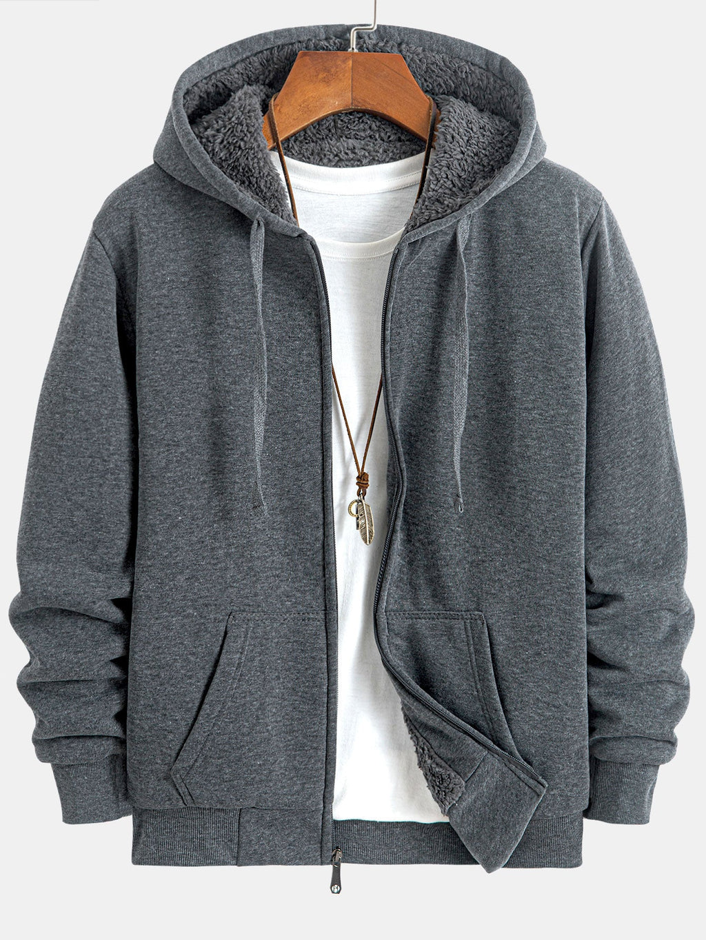 Teddy Fleece Lined Hoodie