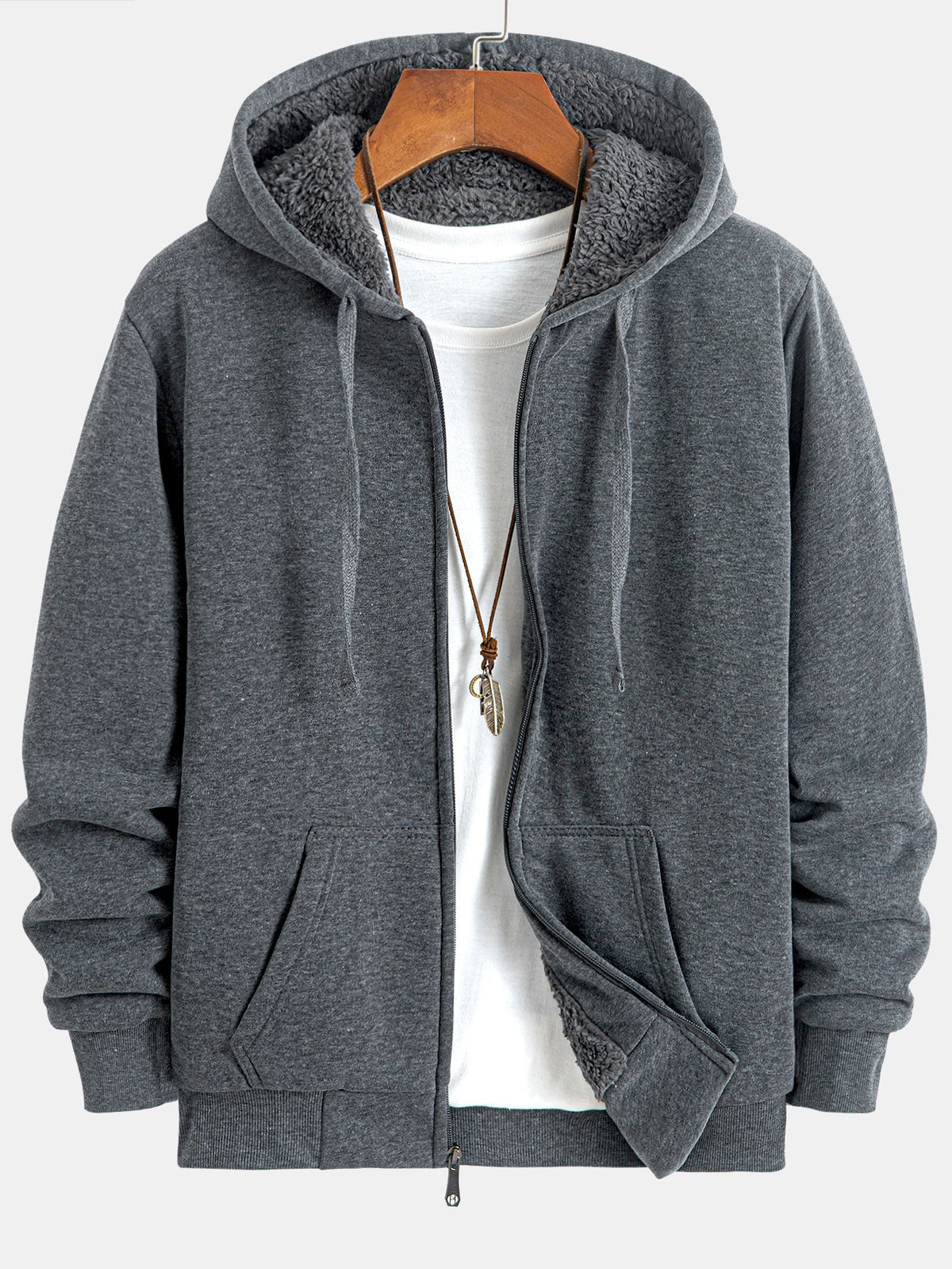 Teddy Fleece Lined Hoodie