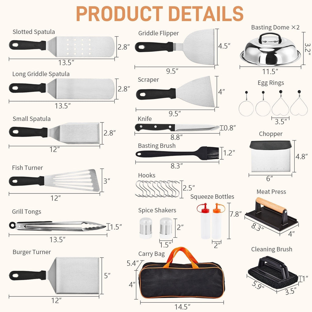 Camping Cookware Set, 19- or 27-Piece Coated Aluminum Mess Kit with Pot, Pan, Kettle, Cups, Plates and Cutlery