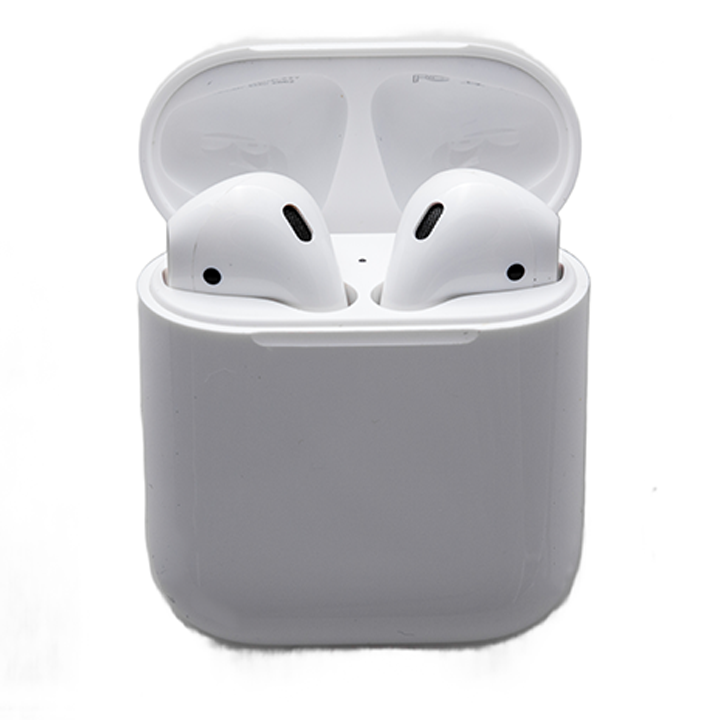 Apple AirPods (1st Generation) with Charging Case.
