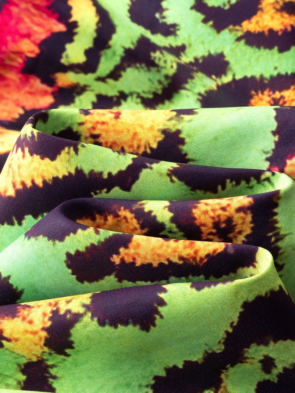Colorful Leopard Prin Zip-Up Bomber Jacket