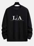 Los Angeles Print Relax Fit Sweatshirt