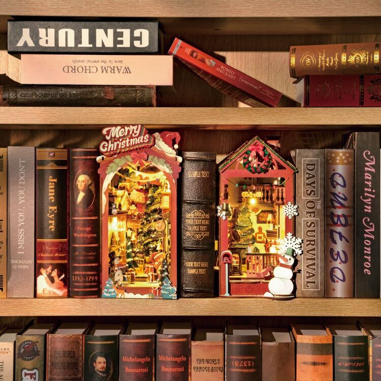 Robotime Rolife DIY Book Nook Christmas Street TGC06