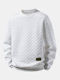 Checkerboard Jacquard Sweatshirt