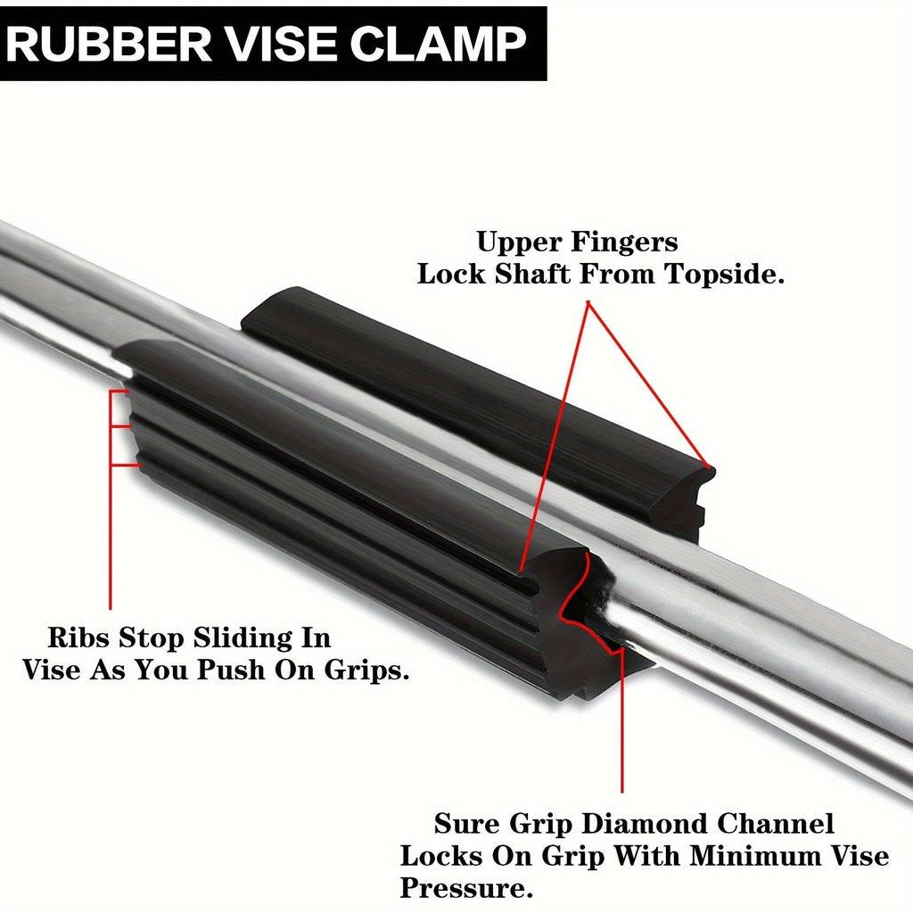 Golf Club Regripping Kit with 5 oz Solvent, 15 Tape Strips, Hook Knife and Rubber Vise Clamp