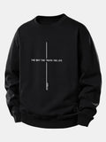 Faith Print Relax Fit Sweatshirt