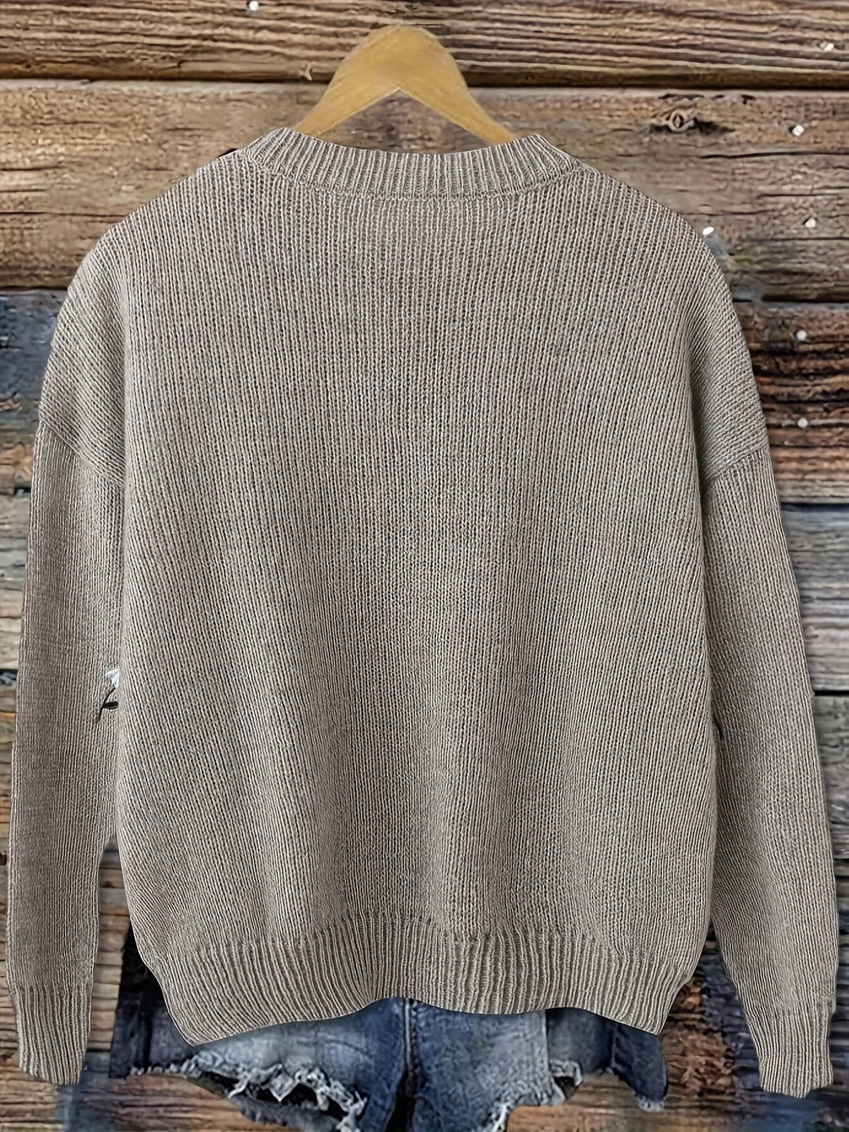Lena | Pullover mit Blumenstickerei