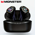 Monster True Wireless Earbuds Bluetooth 5.3 TWS Hi-Fi Sound Dual Noise-Cancelling Mic Touch for an Everyday Personal Care Routine