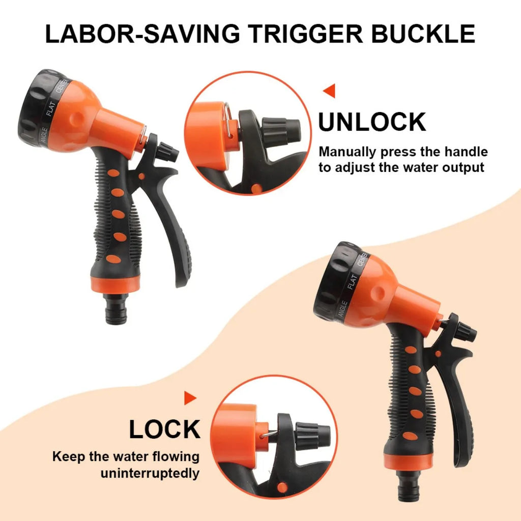 5-in-1 Multi-Function Expandable Garden Hose