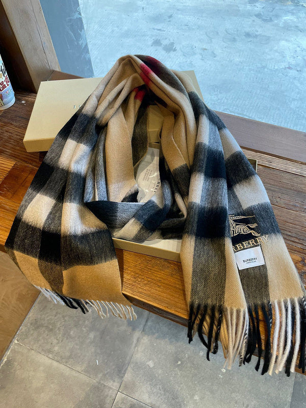 Burberry Classic Check Cashmere Scarf